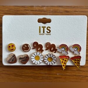 ITS Sense Retro Mix & Match Stud Earring Set